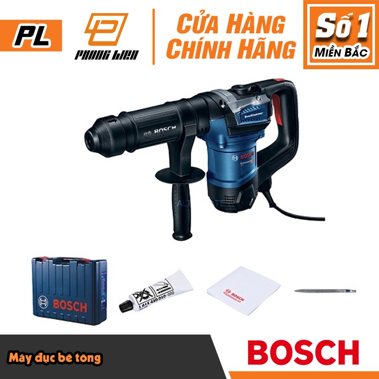 Máy đục bê tông BOSCH GSH5EXW PK (1100W) - Hàng Chính Hãng