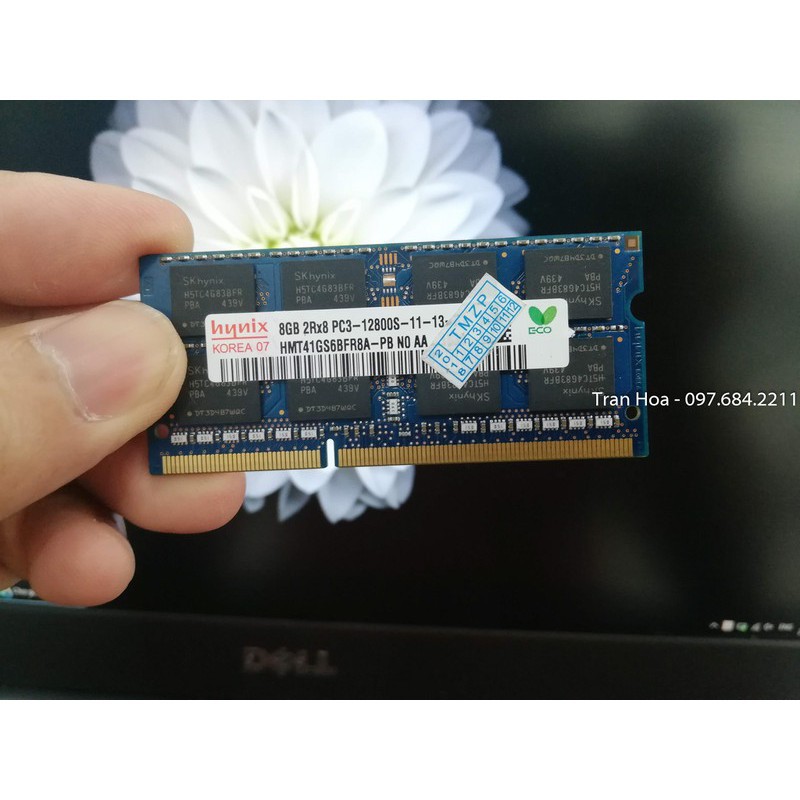 Ram Laptop 8GB DDR3 PC3 1600Mhz (PC3-12800s) - Bảo Hành 03 Tháng