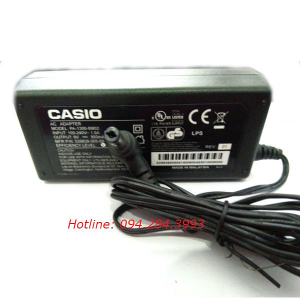 Adapter nguồn đàn Casio LK-100 LK-200S