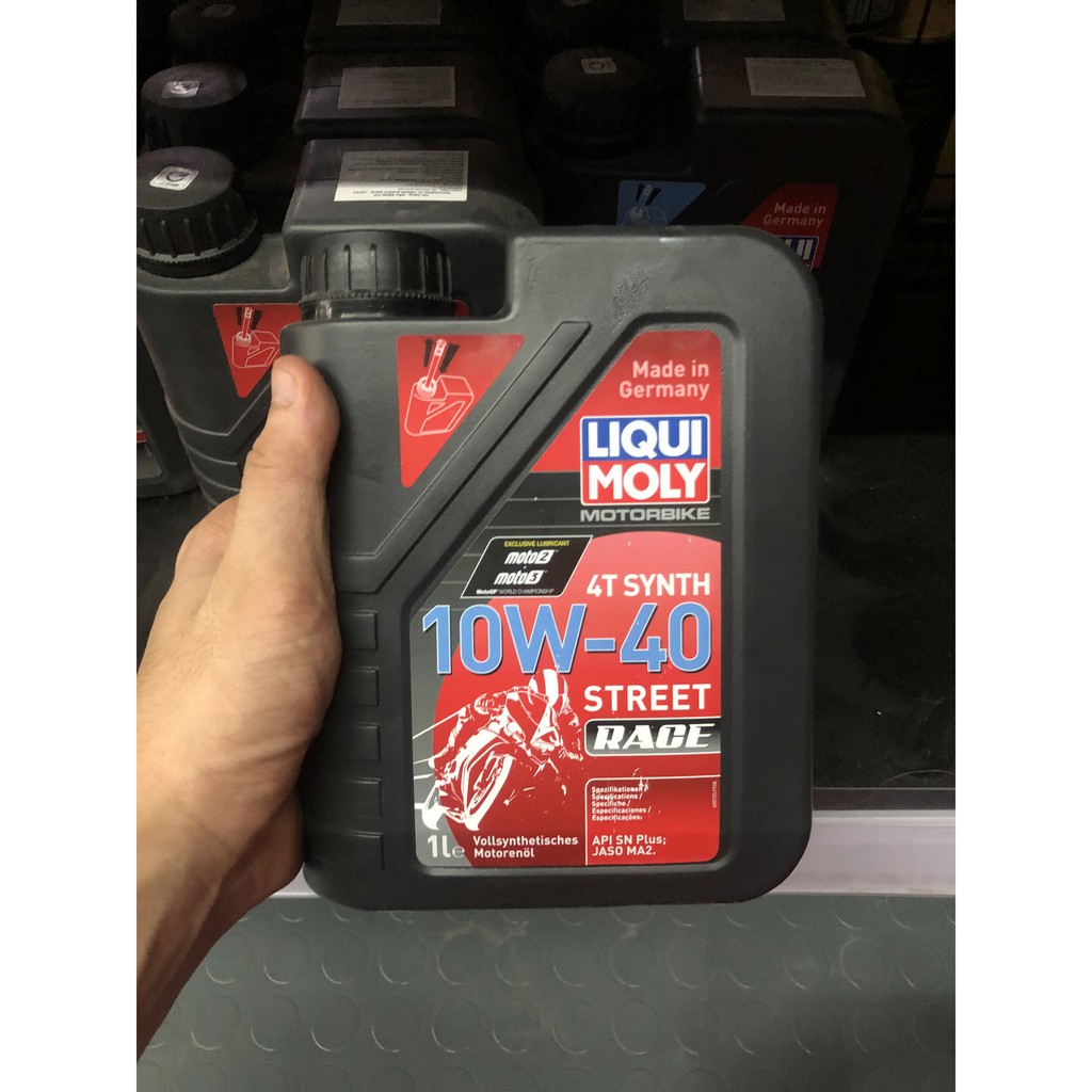 Dầu nhớt Xe Côn Tay Cao Cấp LIQUI MOLY 10W40 Street RACE