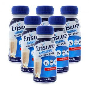 Thùng 24 chai sữa nước pha sẵn Ensure Original 237ml hương vani