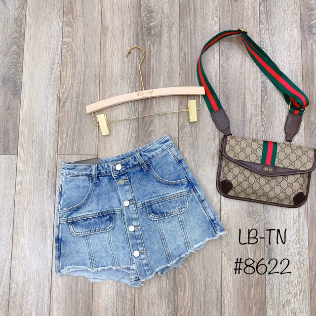 CHÂN VÁY BÒ KHUY VẠT LỆCH MS20090 | BigBuy360 - bigbuy360.vn