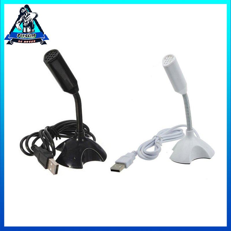 [Fitslim] Dedicate USB Capacitive Mini Microphone Stand for PC Laptop Wired Device