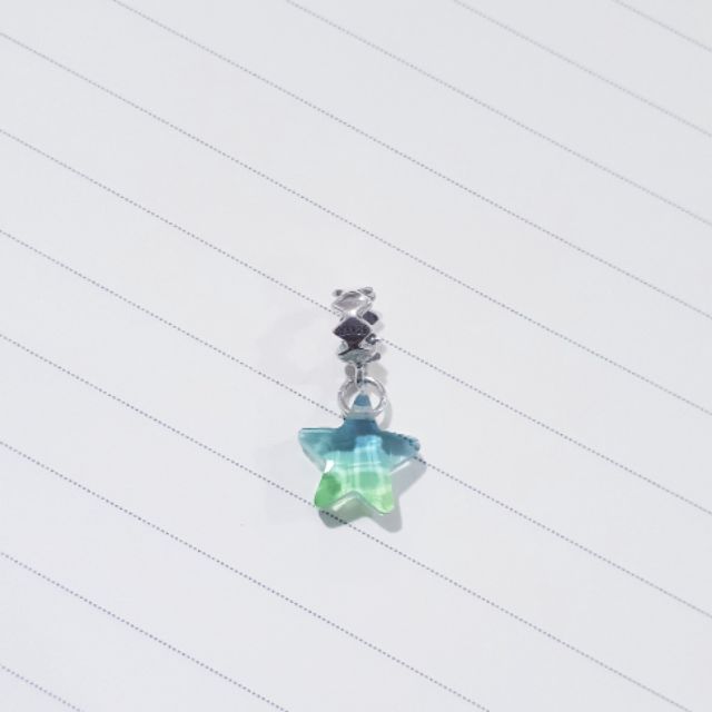 Charm bạc s925 ngôi sao hy vọng dạng treo của bamoer