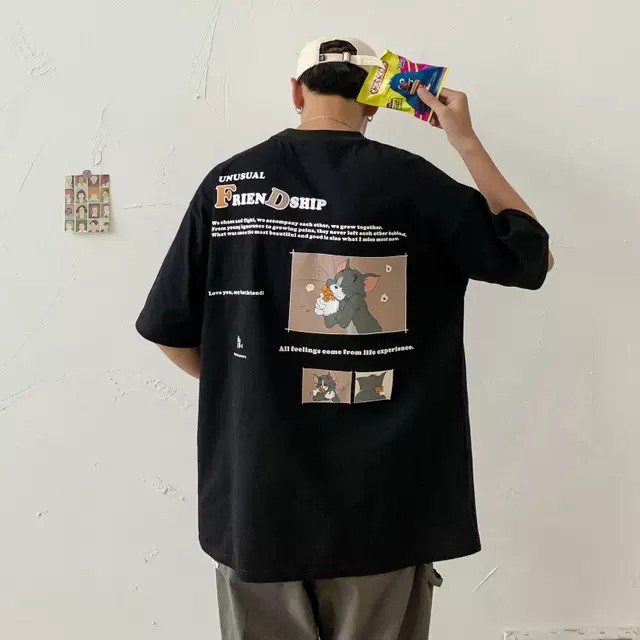 Áo Thun Nam Nữ UNISEX Tay Ngắn Cổ Tròn In Hình Hoạt Hình 2020 | BigBuy360 - bigbuy360.vn