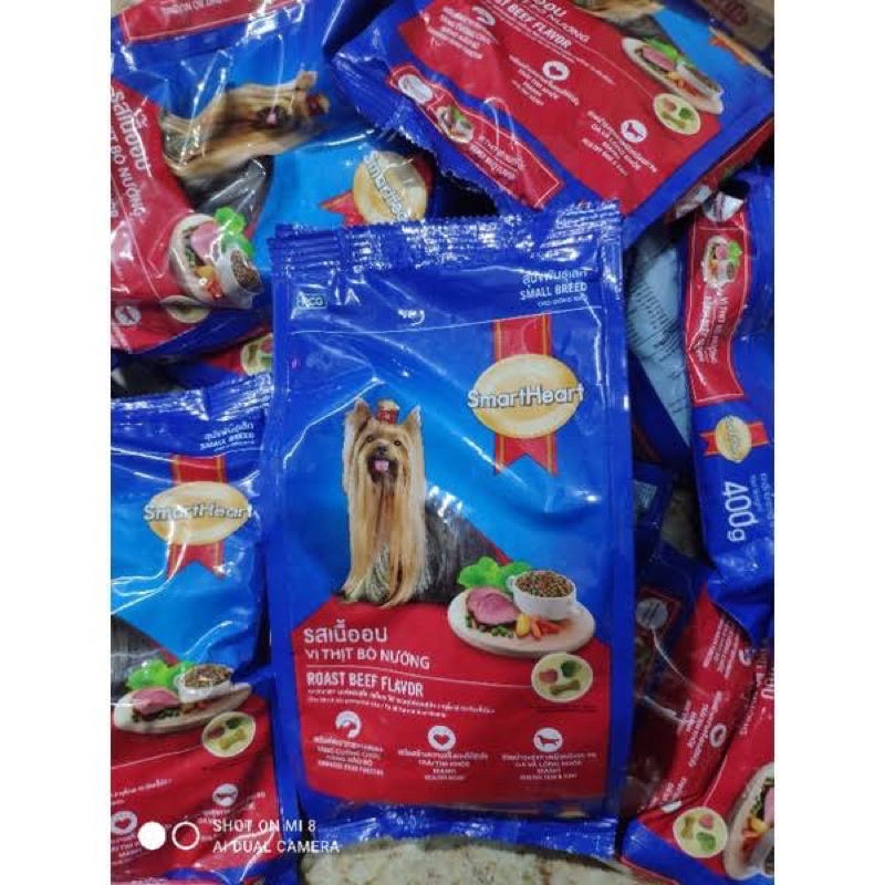 Thức ăn cho chó lớn giống nhỏ Smart Heart 400gr