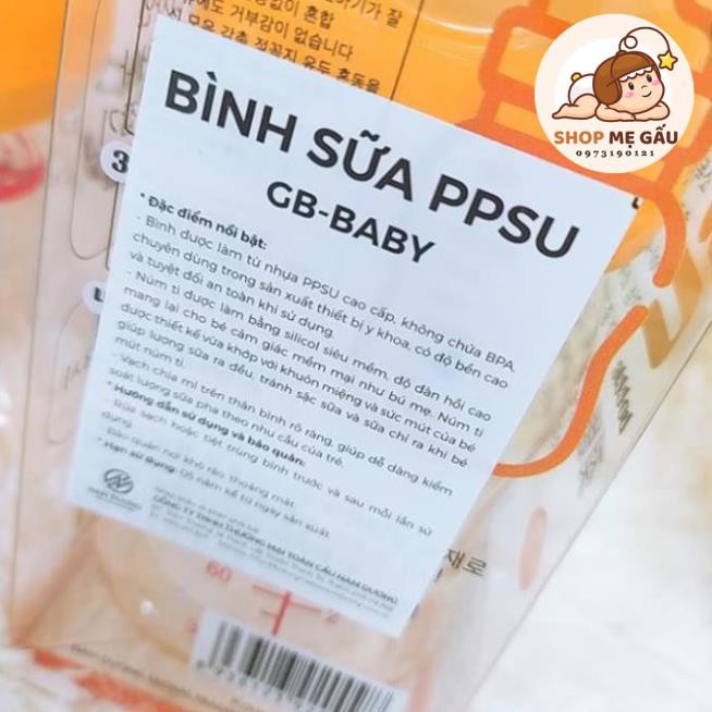 Bình sữa PPSU Hàn Quốc cổ rộng 160ml cho bé