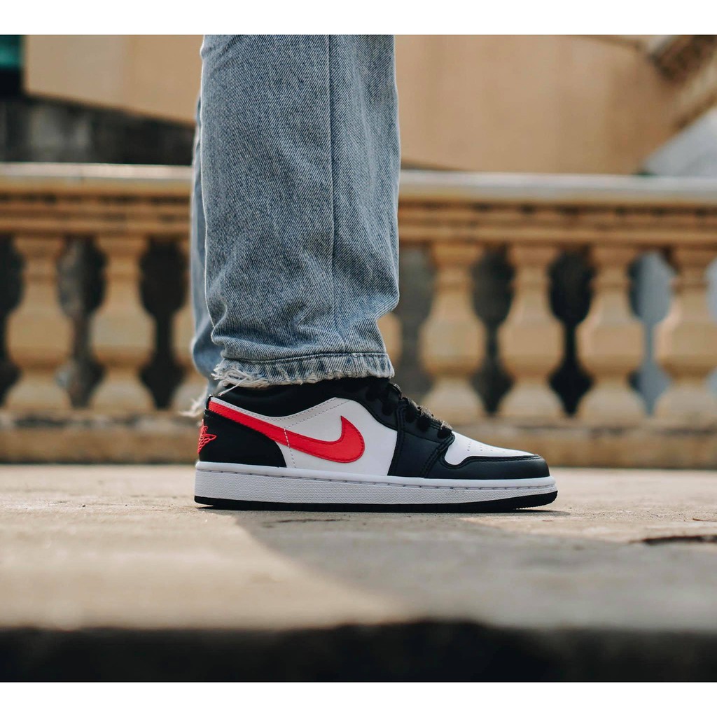 Giày Jordan 1 Low Auth FREESHIP JD1 Siren - Giày Nike Air Jordan 1 Siren Red Cổ Thấp Chính Hãng