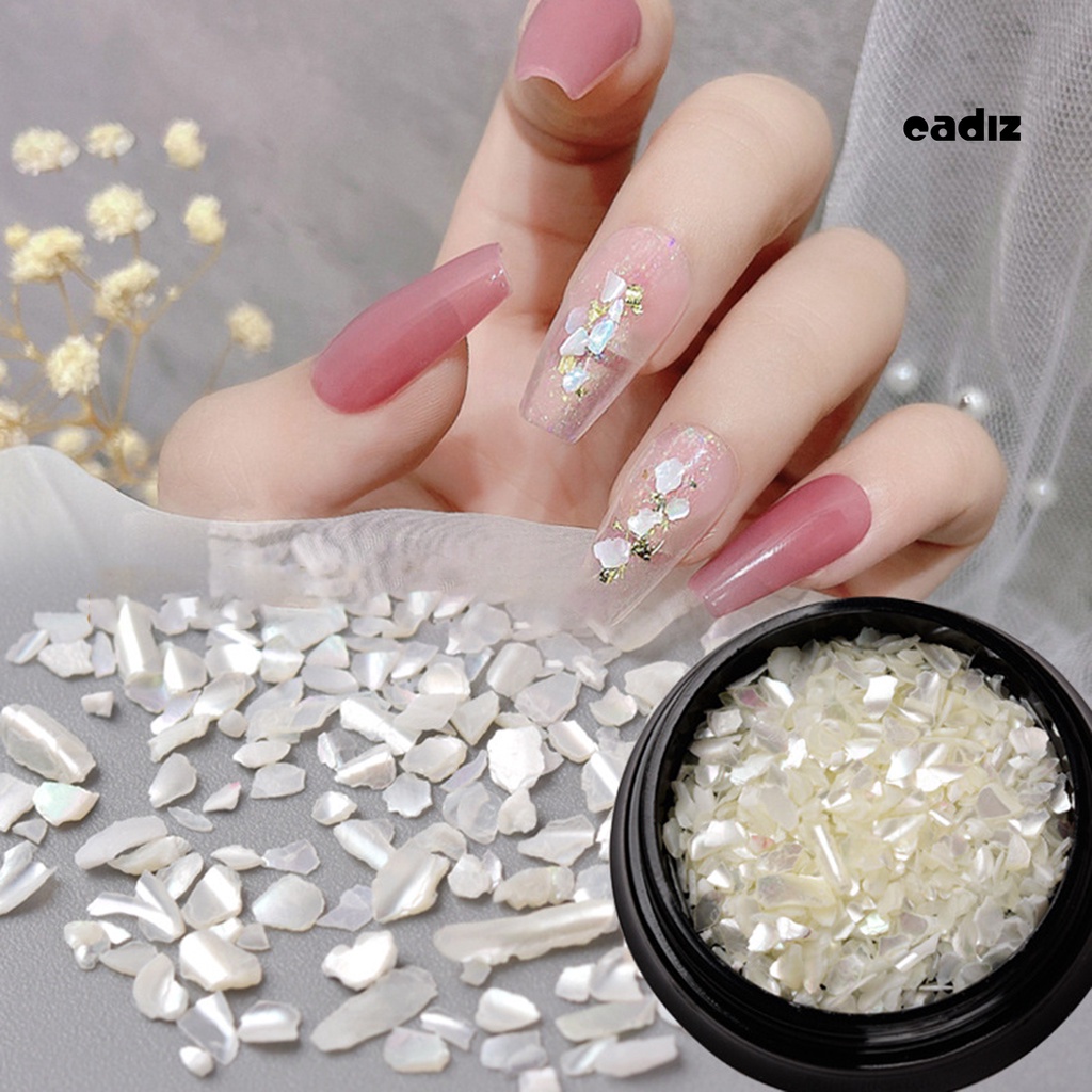 [Hàng mới về] Hộp phụ kiện vỏ bào ngư tự nhiên nhỏ gọn dùng trang trí móng tay