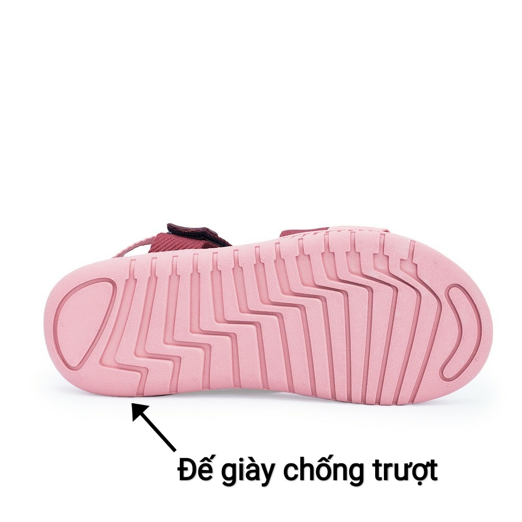 FACOTA giày dép sandal nam, nữ hồng phối mang đi chơi đi học HA08