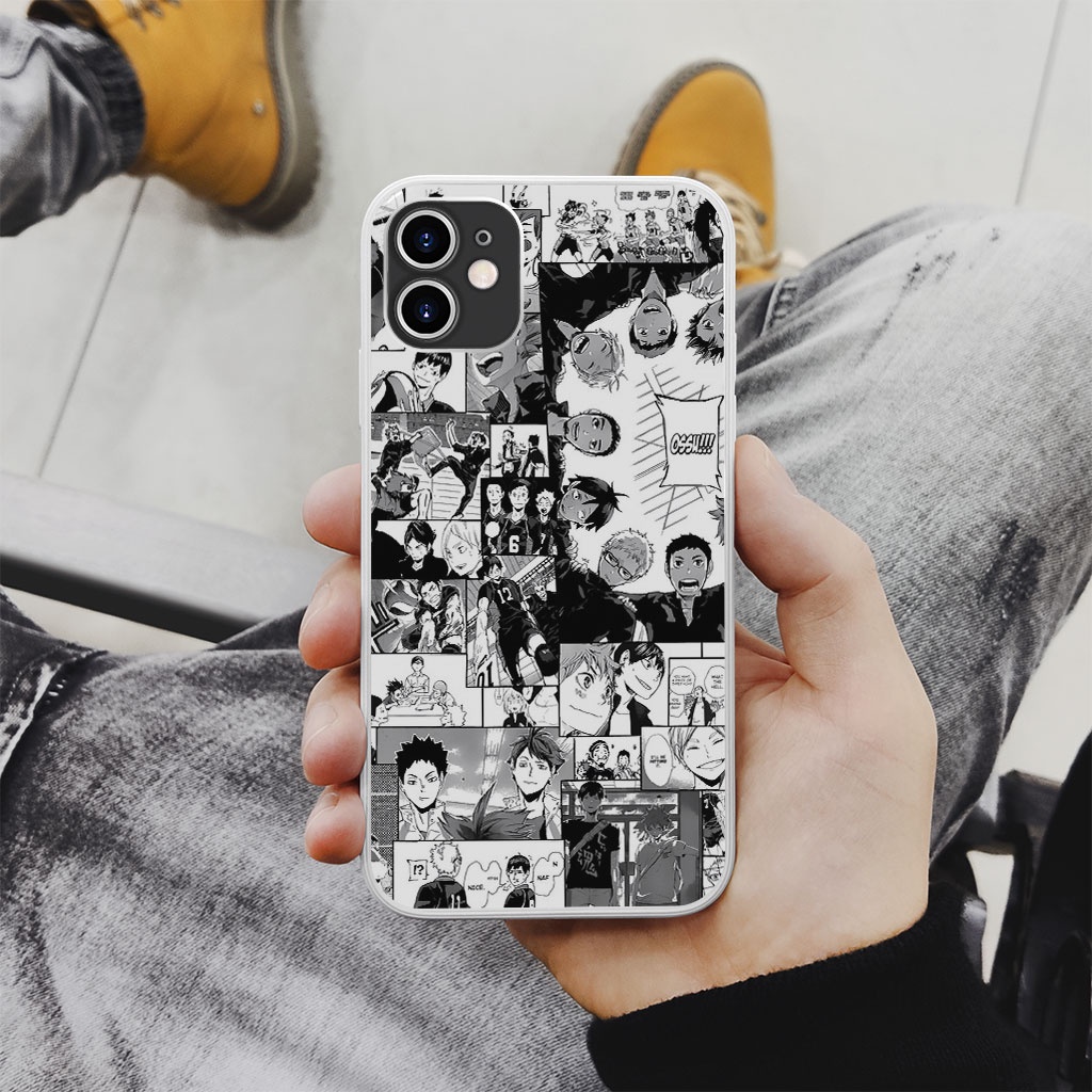 Ốp Lưng Haikyuu karasuno collage  truyện tranh cho Iphone 5 6 7 8 Plus 11 12 Pro Max X Xr PAP20210994