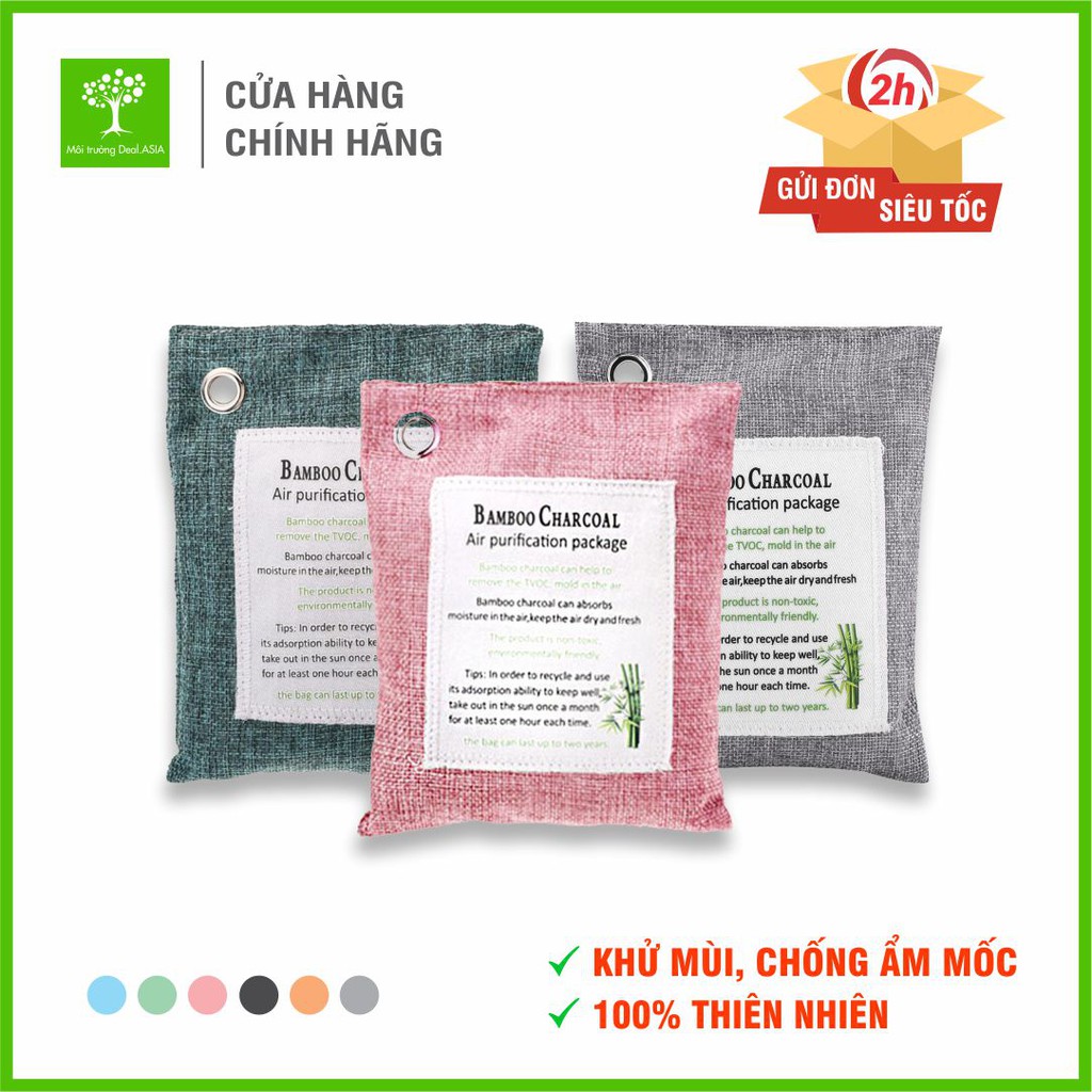 Than Tre Hoạt Tính Hút Mùi, Chống Nấm Mốc, Vi Khuẩn ECODEALS - HSD 5 năm - LÀM MỚI MIỄN PHÍ 2 NĂM ĐẦU]