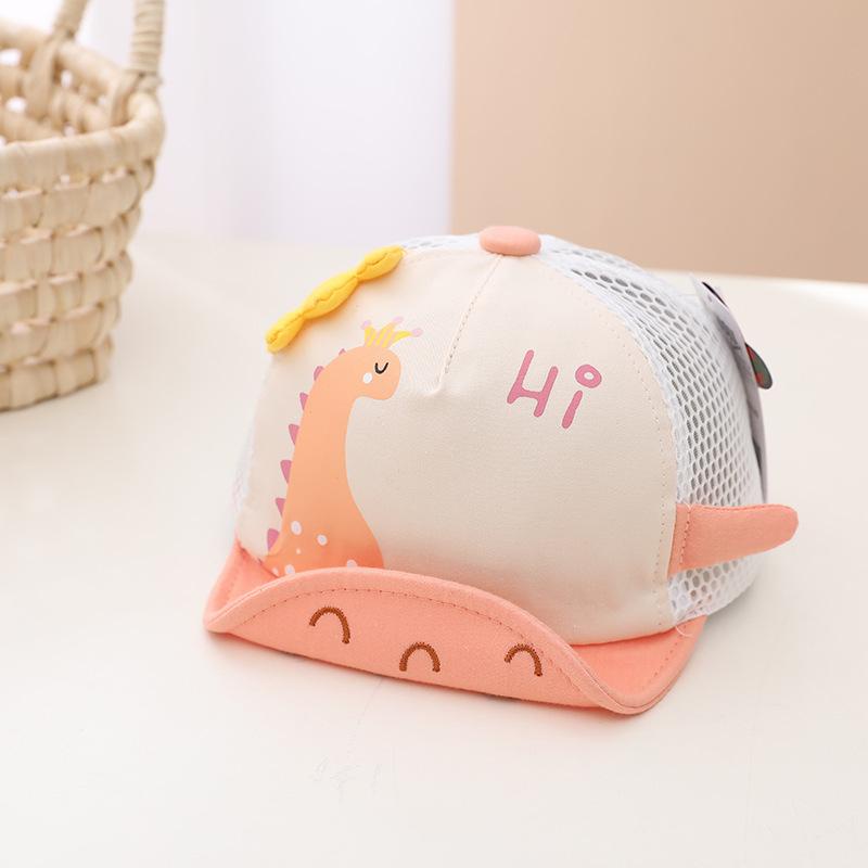 Mũ lưỡi trai họa tiết khủng long hoạt hình dễ thương cho bé từ 0-2 tuổi