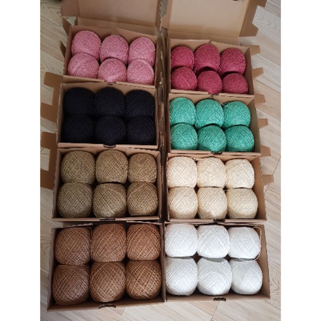 Sợi cotton lace.
