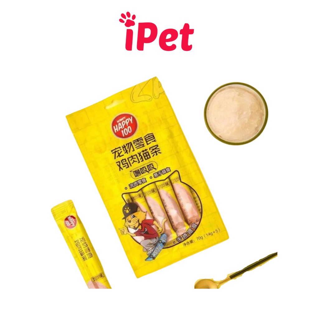 Thức Ăn Pate Súp Thưởng Wanpy Happy 1 Thanh - iPet Shop