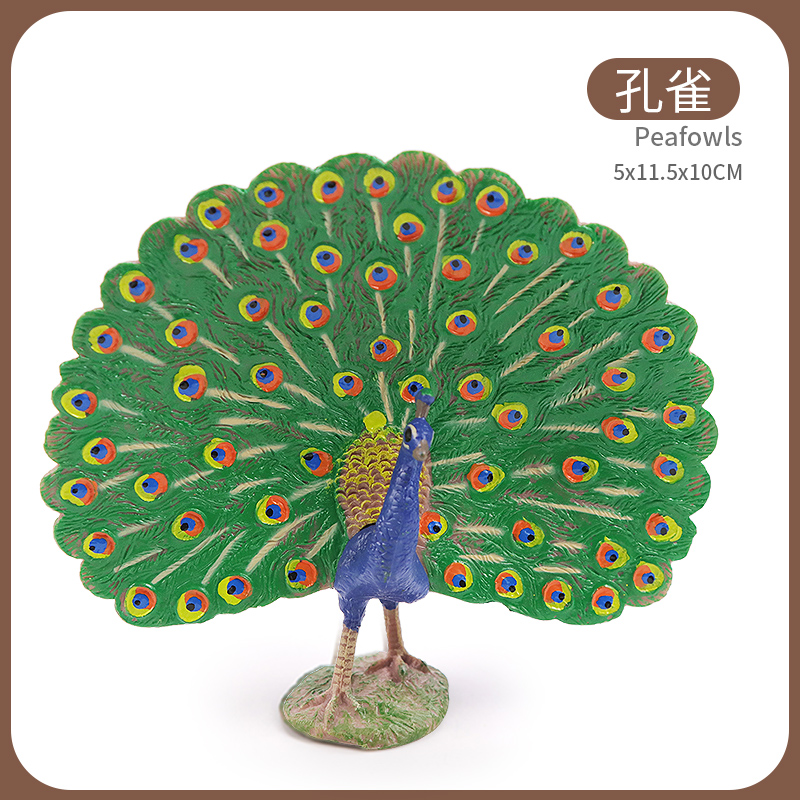 Mô hình chim hồng hạc/ chim công/ thiên nga/ chim đà điểu đồ chơi giáo dục cho bé