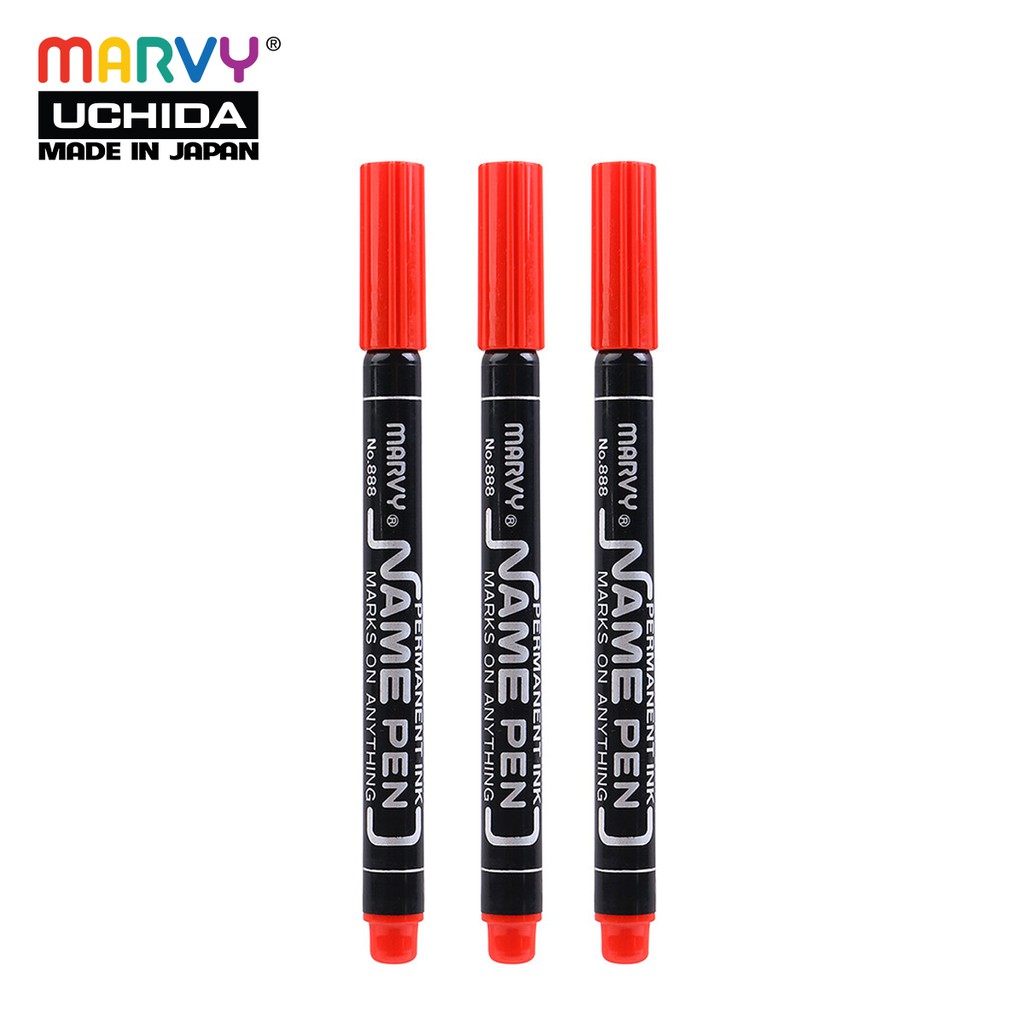 Combo 3 Bút Lông Dầu Đa Năng Marvy Uchida 888