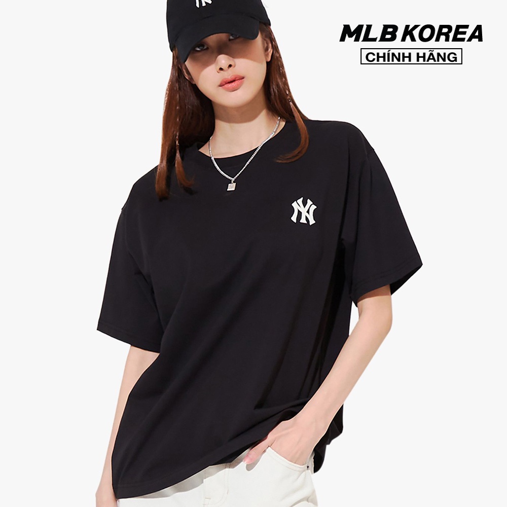 MLB - Áo thun cổ tròn ngắn tay Basic Mega Logo 3ATS33023-50BKS