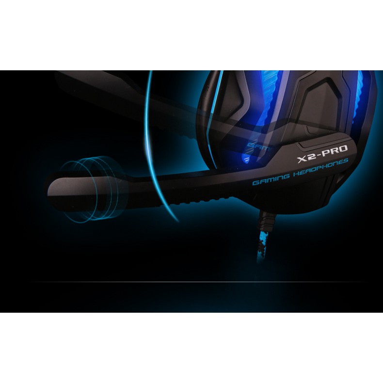 Tai nghe Game Ovann X2 Pro Gaming có đèn Led (Xanh) | BigBuy360 - bigbuy360.vn