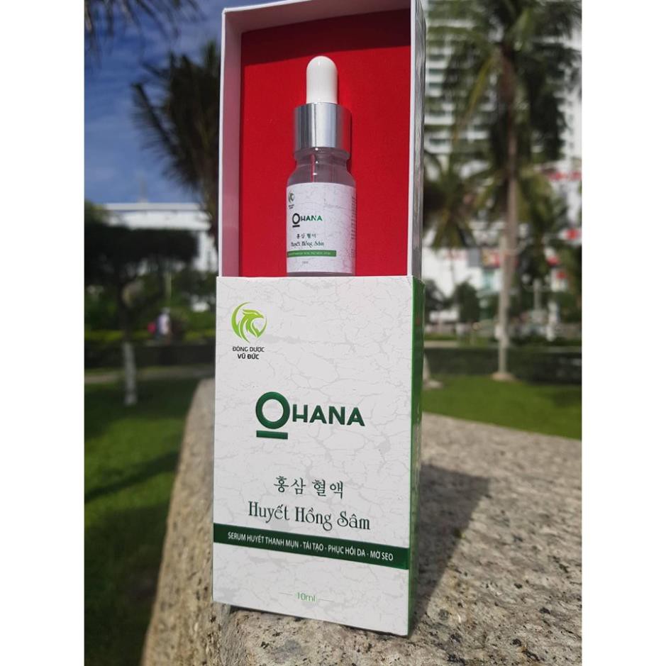 Serum Huyết Hồng Sâm💖FREE SHIP💖Làm Mờ Sẹo Thâm, Sẹo Rỗ, Hỗ Trợ Điều Trị Nấm, Tàn Nhang - Đông Dược Vũ Đức HN