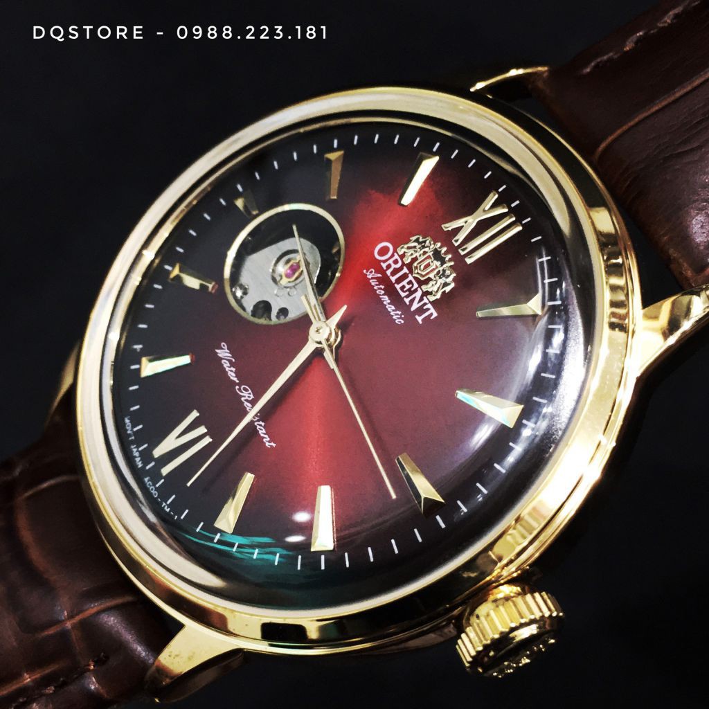 Đồng hồ Nam ORN - RA-AG0005L10B - Cơ tự động lộ tim siêu đẹp, dây da cao cấp, chống nước cực tốt độ sâu 30 mét