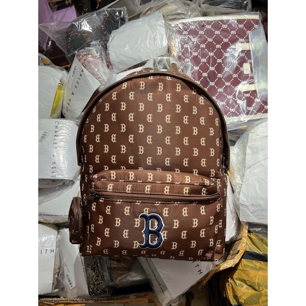 Balo Mlb size lớn màu nâu