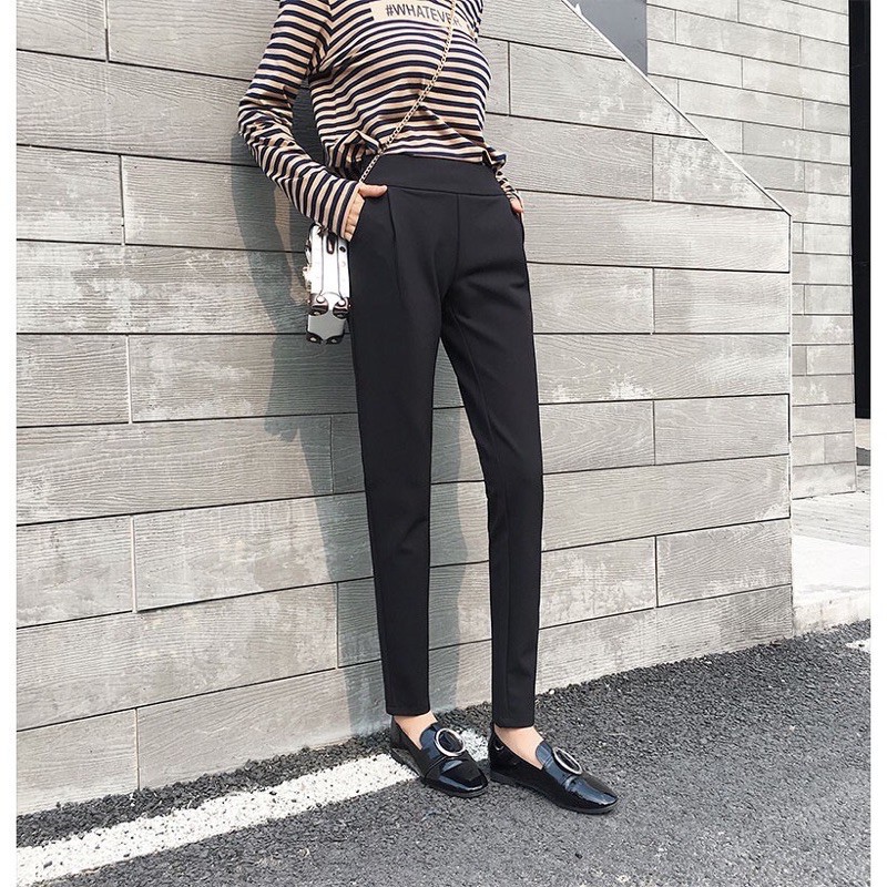 QUẦN BAGGY NỮ CÔNG SỞ CẠP CAO - LƯNG CAO - KHOÁ SƯỜN CHẤT TUYẾT MƯA MỀM MẠI - CỰC XINH