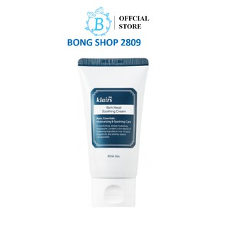 Kem Dưỡng Da Dear KLAIRS Rich Moist Soothing Cream 80 ml