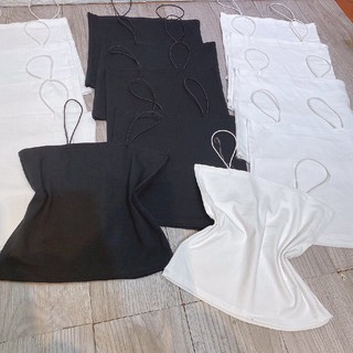 Áo hai dây sợi bún croptop thời trang