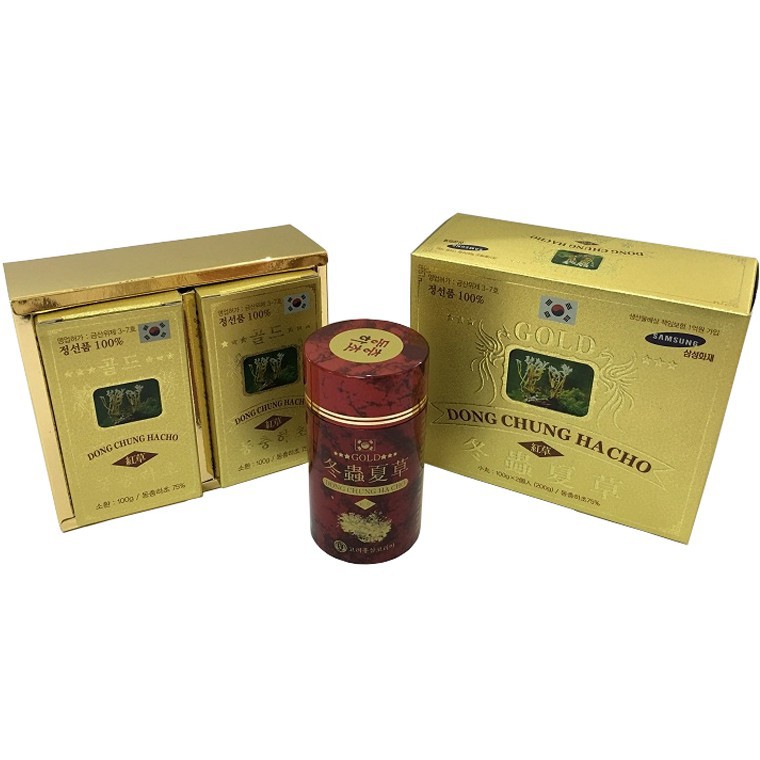 [DATE MỚI] Đông Trùng Hạ Thảo KIM SAM Hàn Quốc, Hộp 2 lọ x 100gr | BigBuy360 - bigbuy360.vn