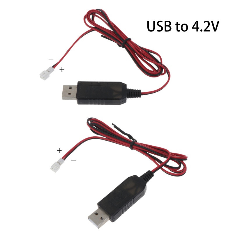 Dây Cáp Sạc USB 3.7V Sang 4.2V PH2.0 2Pin Dành Cho Đồ Chơi