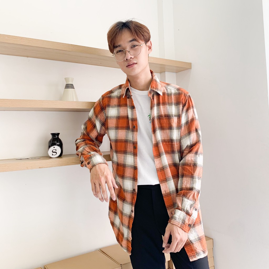 GIẢM SỐC ÁO KHOÁC SƠ MI FLANNEL 69K ÁO [ SIZE S] CARO CHỐNG NẮNG DÀI TAY HÀNG 2HAND TUYỂN CHỌN | BigBuy360 - bigbuy360.vn