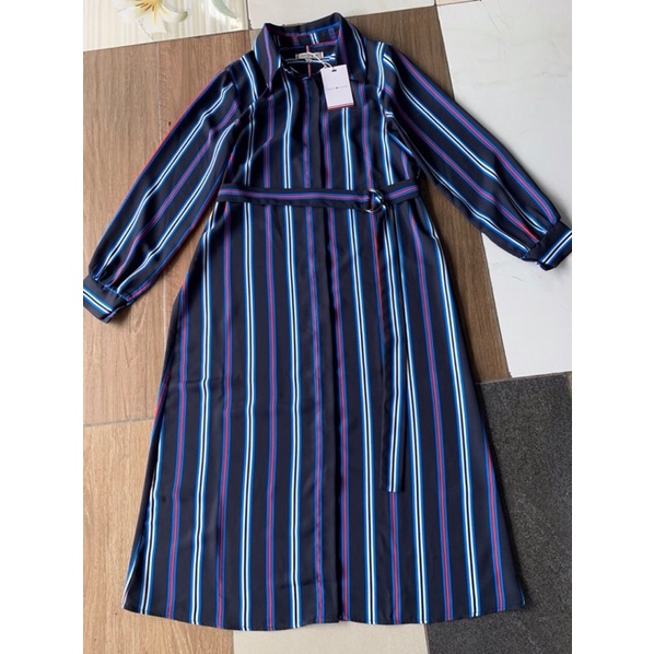 Đầm TOMMY HILFIGER  tay dài sọc dọc rất tôn dáng 🍀🍀🍀