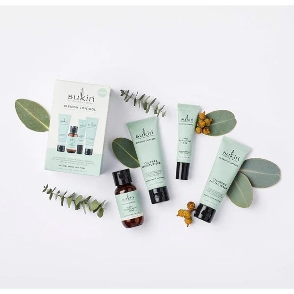 Kem Dưỡng Ẩm Giảm Mụn Sukin Blemish Control Oil Free Moisturiser 50ml