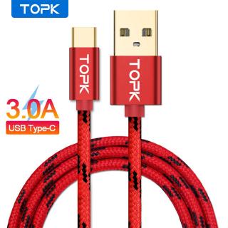 Cáp sạc nhanh TOPK AN09 cổng Micro USB / Type-C dài 1m