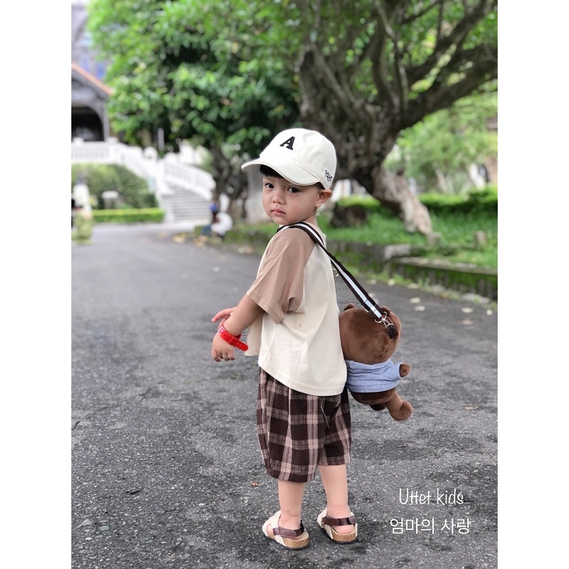 MŨ LƯỠI TRAI CHỮ A CHU VI ĐẦU 50 CM DÀNH CHO BÉ HƠN 2 TUỔI ĐẾN 5 TUỔI