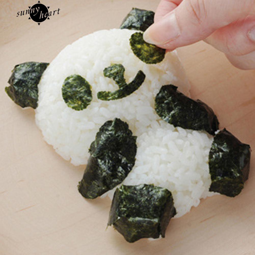 Khuôn Làm Cơm Nắm Hình Gấu Trúc Đáng Yêu