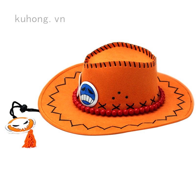 Mũ hóa trang thành nhân vật Fire Ace trong hoạt hình One Piece đáng yêu