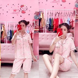 Đồ bộ pizama nữ kate thái loại 1