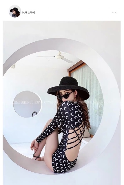 Áo tắm dài tay mặt trăng | BigBuy360 - bigbuy360.vn