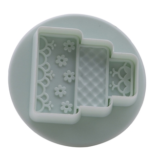 4pcs Cake Cookie Cutter Fondant Cupcake Mold Decorating Tool