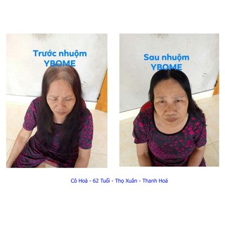 TINH BỘT LÁ NHUỘM TÓC PHỦ BẠC YBOME