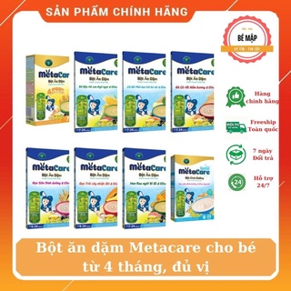 Bột ăn dặm Metacare đủ vị mặn, ngọt 200g