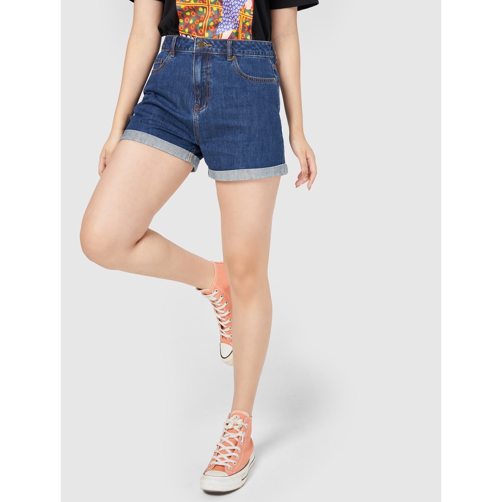 Quần short nữ chất jean dáng cơ bản CANIFA - 6BS21S014