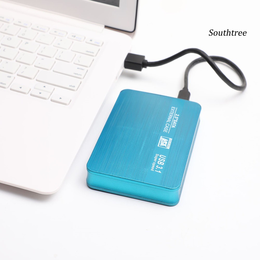 【Ready stock】Type-C USB 3.1 2.5inch SATA External SSD HDD Hard Disk Drive Case Adapter Box