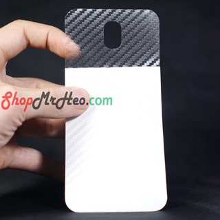 Bộ 2 miếng dán j7pro,J7 pro cacbon vân 3D mặt lưng
