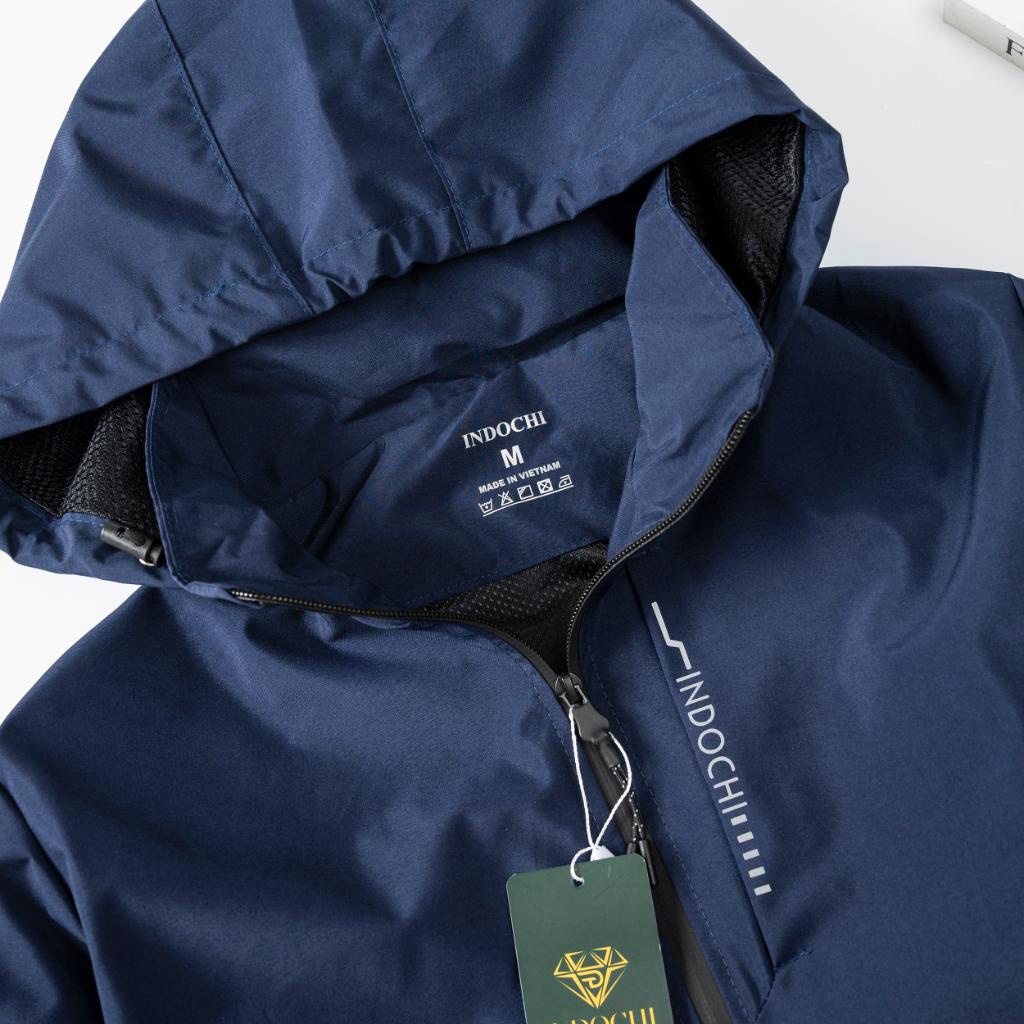 Áo khoác gió đôi nam nữ 2 lớp lót lưới INDOCHI cao cấp chống nước, cản gió 4 màu cơ bản ARU SHOP