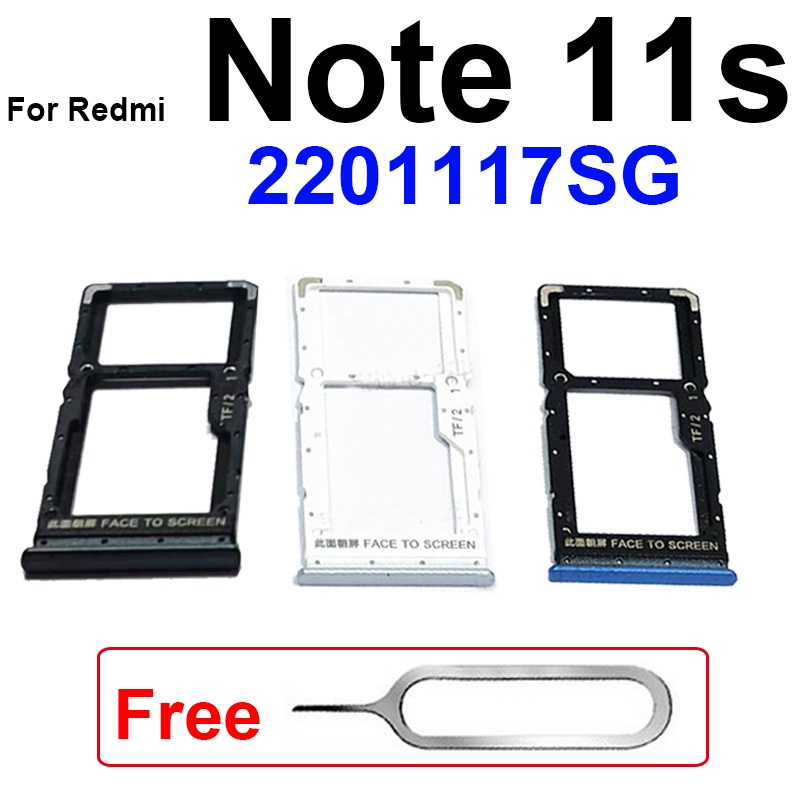 Khay Đựng Sim Điện Thoại Cho Xiaomi Redmi Note 11 Note 11S Note 11 Pro Plus 5G Giá Đỡ