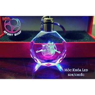 Móc treo - móc khóa bóng đá messi led 02