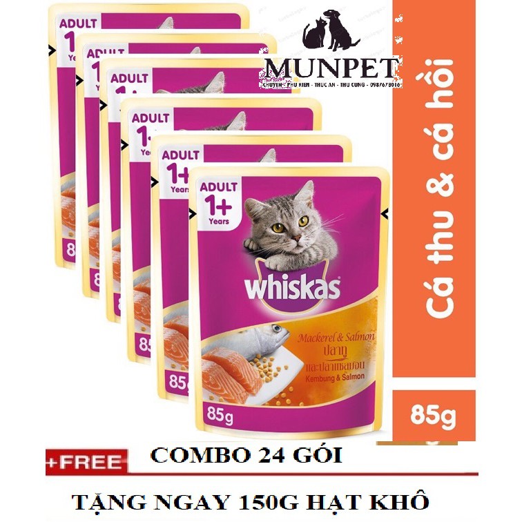 Pate mèo whiskas 80g